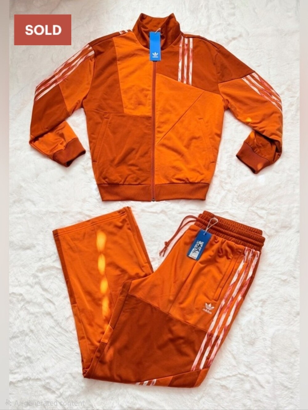 NWT Adidas Originals x Daniëlle Cathari Fox Red Track Suit